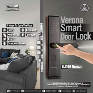 Verona Smart Door Lock KJ016 Bronze