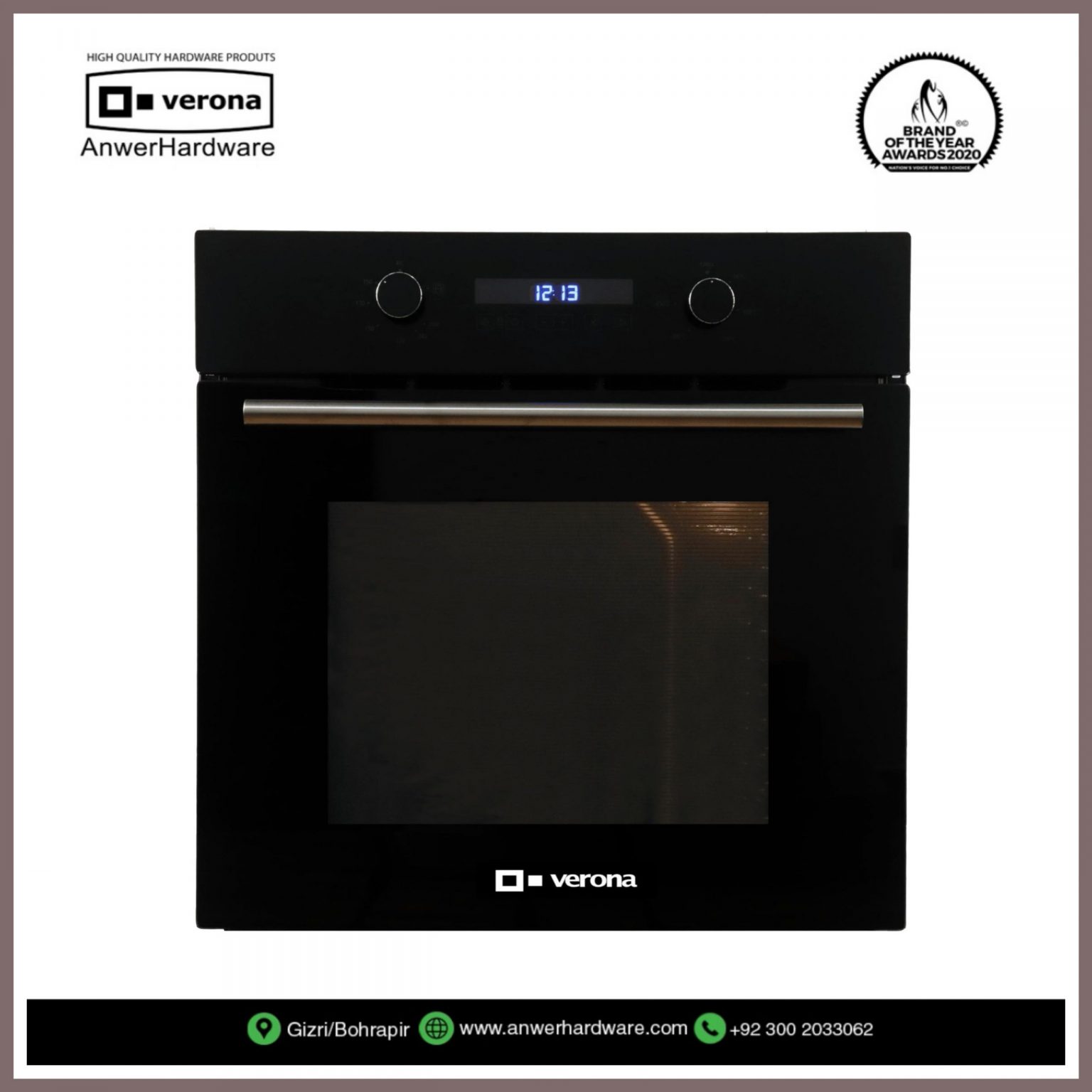 Verona Builtin oven VR601BS ⋆ Anwer Hardware