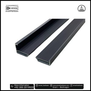 Verona Glass Profile BQ Matt Black