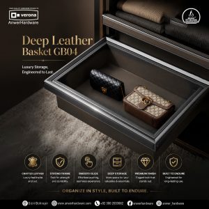 Verona Deep Leather Basket GB04