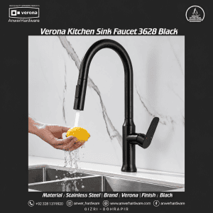 Verona Kitchen Sink Faucet 3628 Black