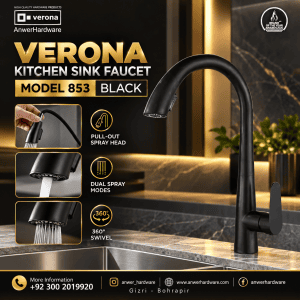 Verona Kitchen Sink Faucet 853 Black