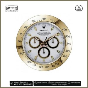 Rolex Daytona Wall Clock Gold & White Oyster Perpetual Cosmograph