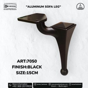 Sofa Leg 7050 Black (Pack of 4 pcs)