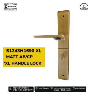 Handle Lock XL S1243h1690 Mab/Cp