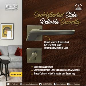 Verona Rossete Lock 52F212 Mab-Grey