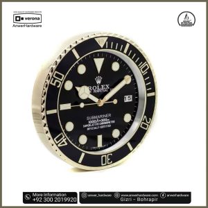 Rolex Wall Clock–Submariner Gold-Black
