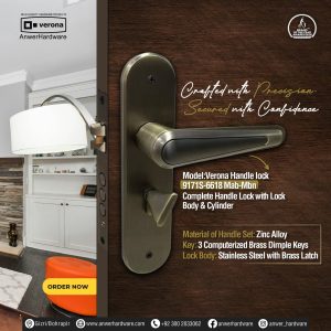 Verona Handle lock 9171S-6618 Mab-Mbn