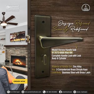 Verona Handle lock 91787S-6608 Mab-BN