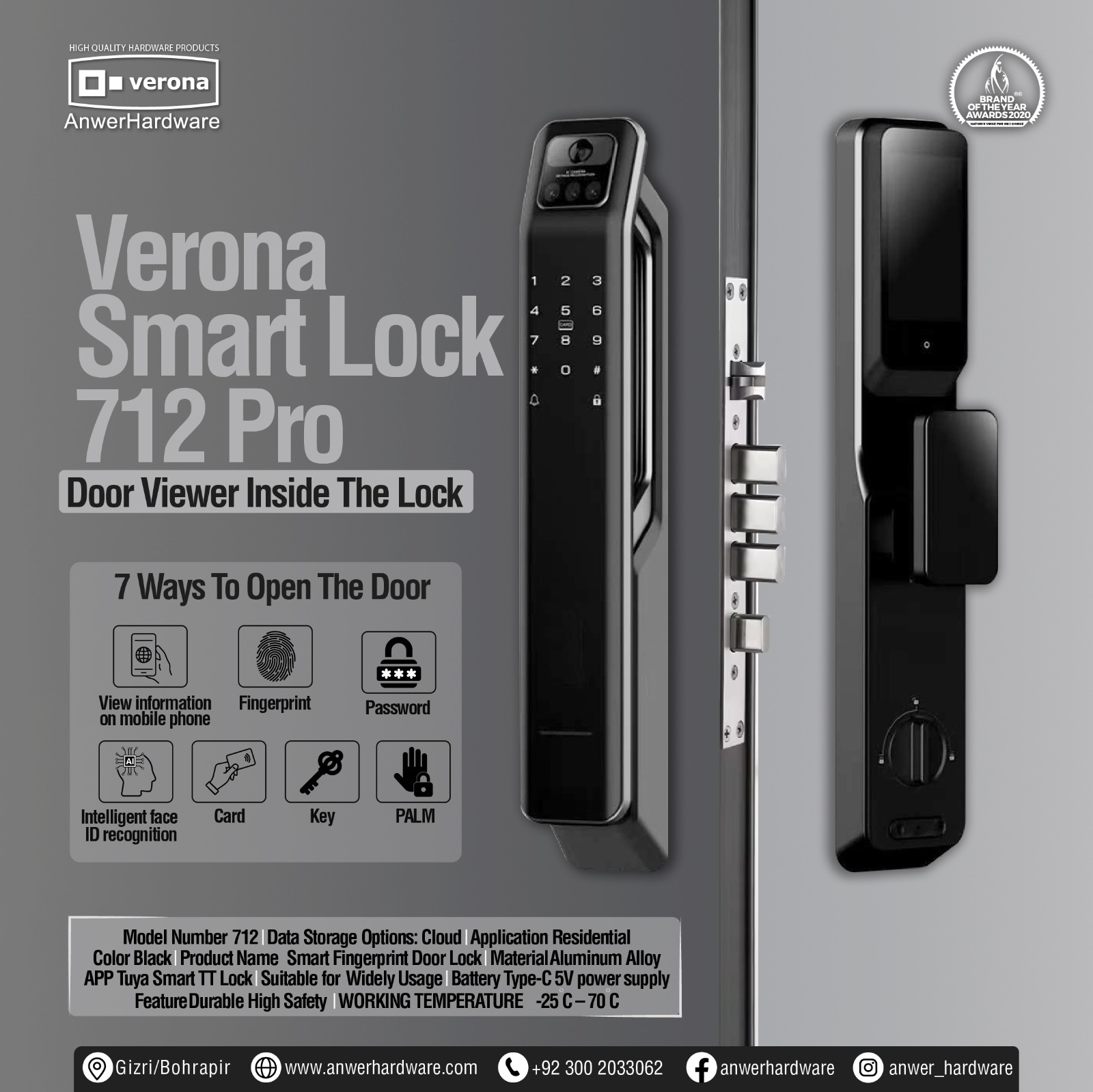 Verona Smart Lock 712 Pro