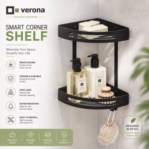 Wesda 2 layer Corner Basket 1302