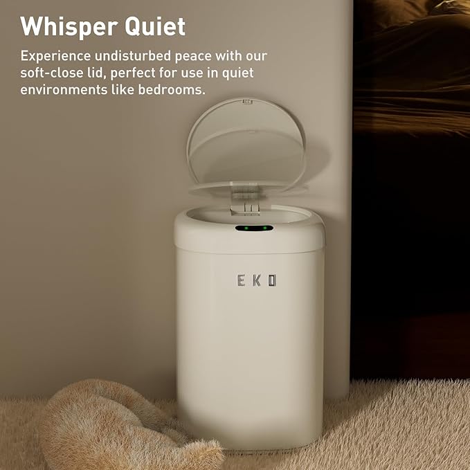 EKO Vintage Automatic Trash Can 12L - Image 3