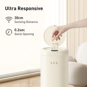 EKO Vintage Automatic Trash Can 12L