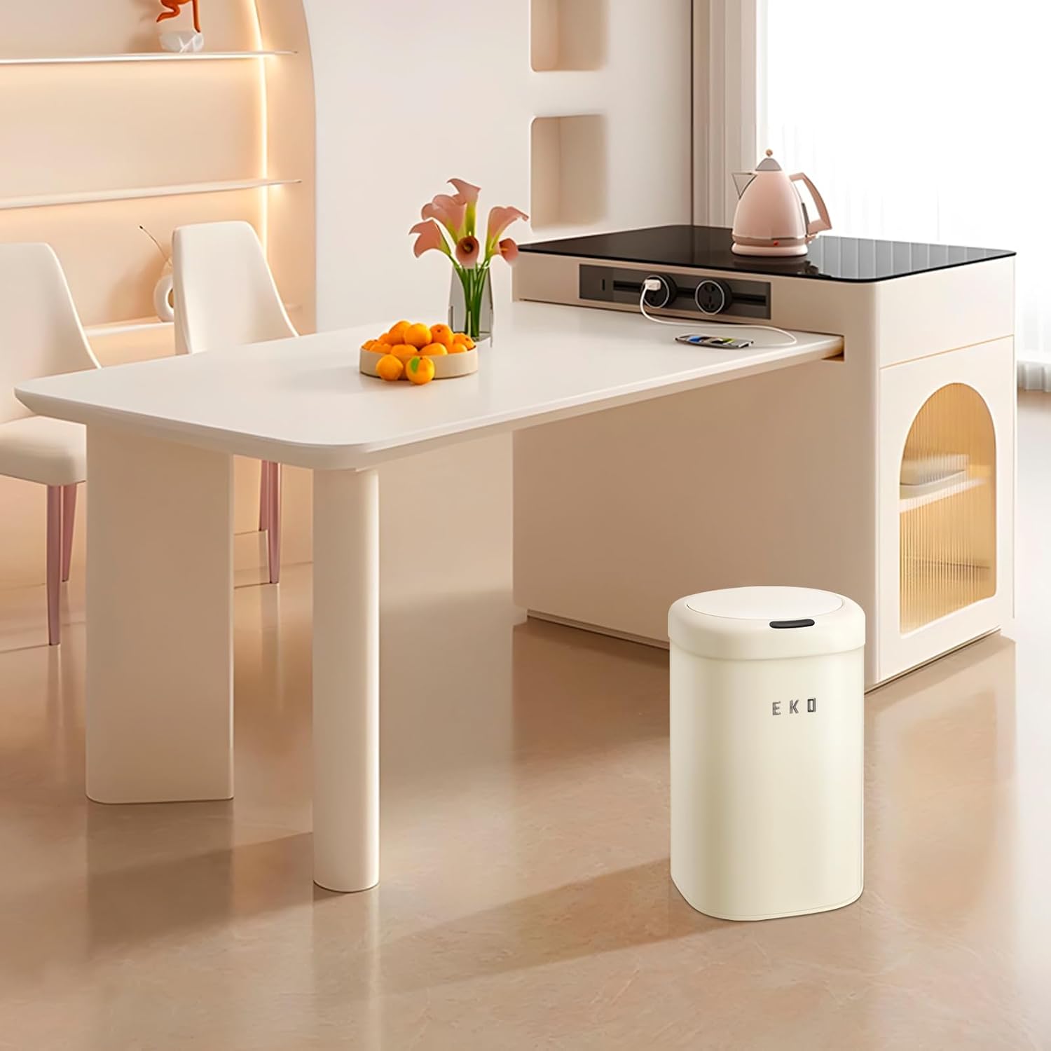 EKO Vintage Automatic Trash Can 12L - Image 9