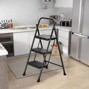Folding Ladder Black