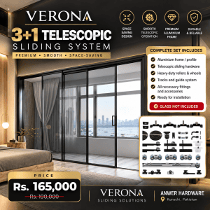Verona 3+1 Telescopic Sliding System