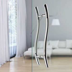 Verona Glass Door Handle S Shape
