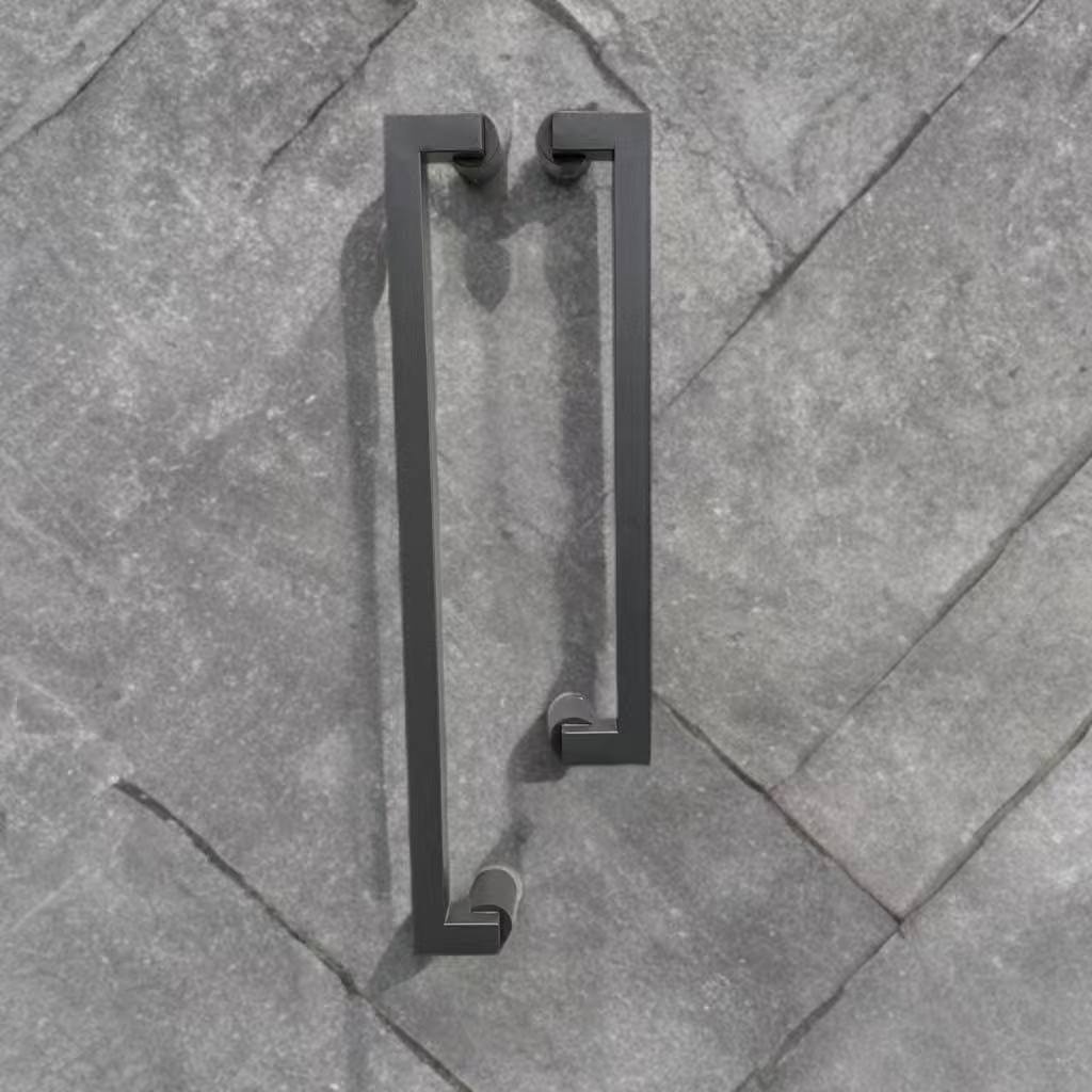 Verona Glass Door Handle Square