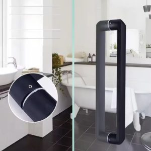 Verona Glass Door Handle Square