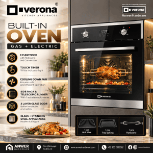 Verona Built-in oven Gas+Electric