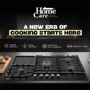 HomeCare Hob 5 Burner Electric+Gas