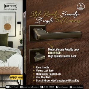 Rosette Lock LK616 BCF