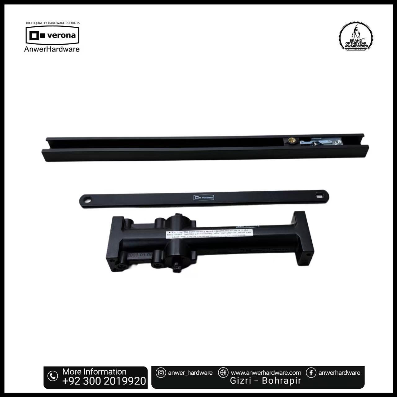 Verona Concealed Door Closer VE-083 - Image 3