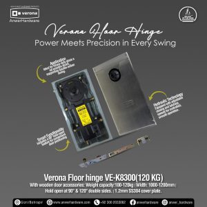 Verona Floor hinge VE-K8300(120 KG)