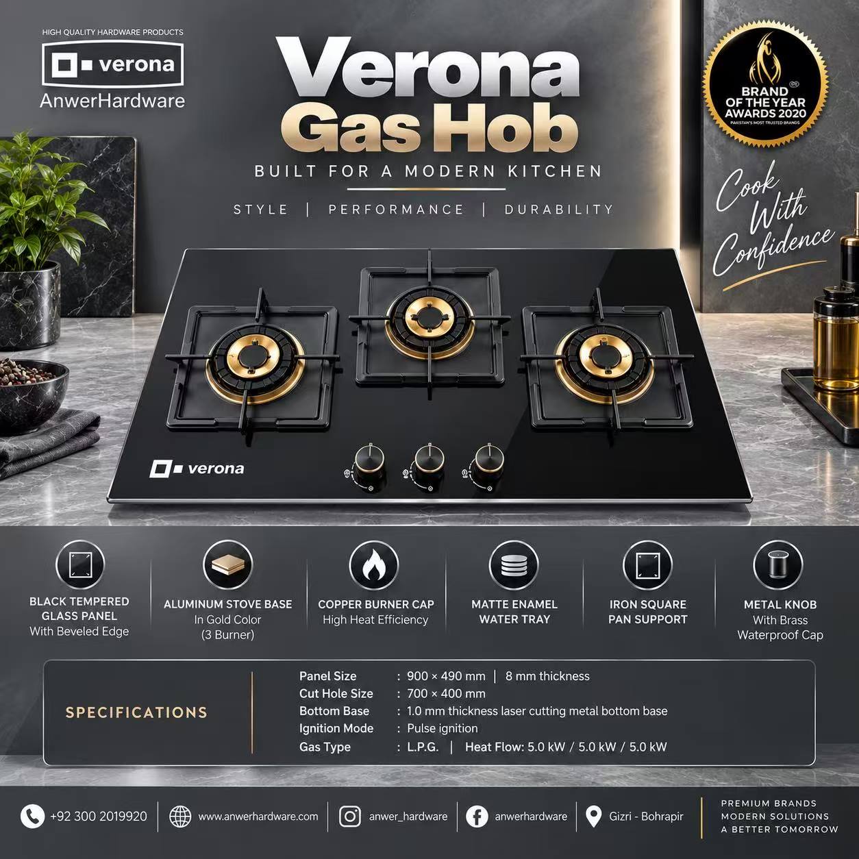 Verona Hob VRG3-5