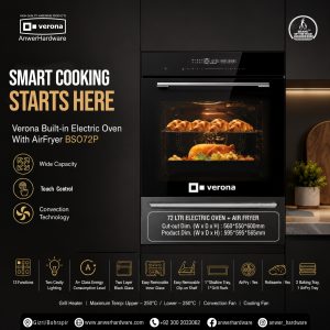 Verona Built-in Electric Oven With AirFryer BSO72P