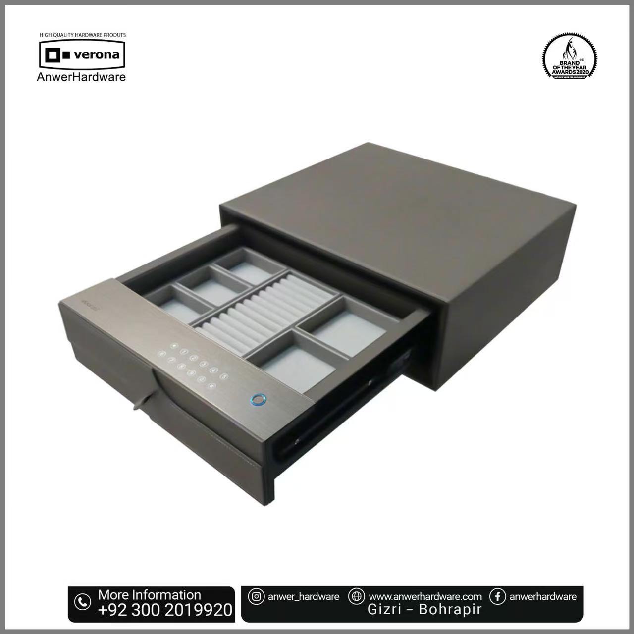 Verona Safe Box In Leather GB039C - Image 3