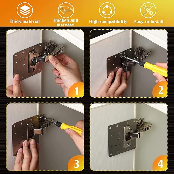 Cabinet Hinge Plate - Image 3