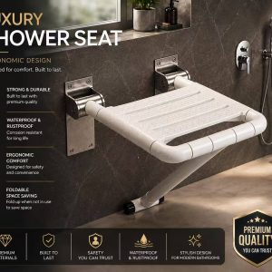 Verona Folding Wall Mounted Shower Seat W8906