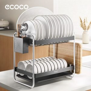 Ecoco 2 Tier Dish Rack E25185