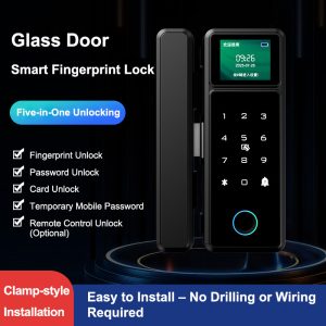 Verona Smart Glass Door Lock C6