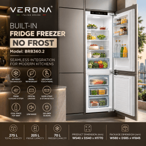 Verona Built-In Fridge BRB360.2(NoFrost)
